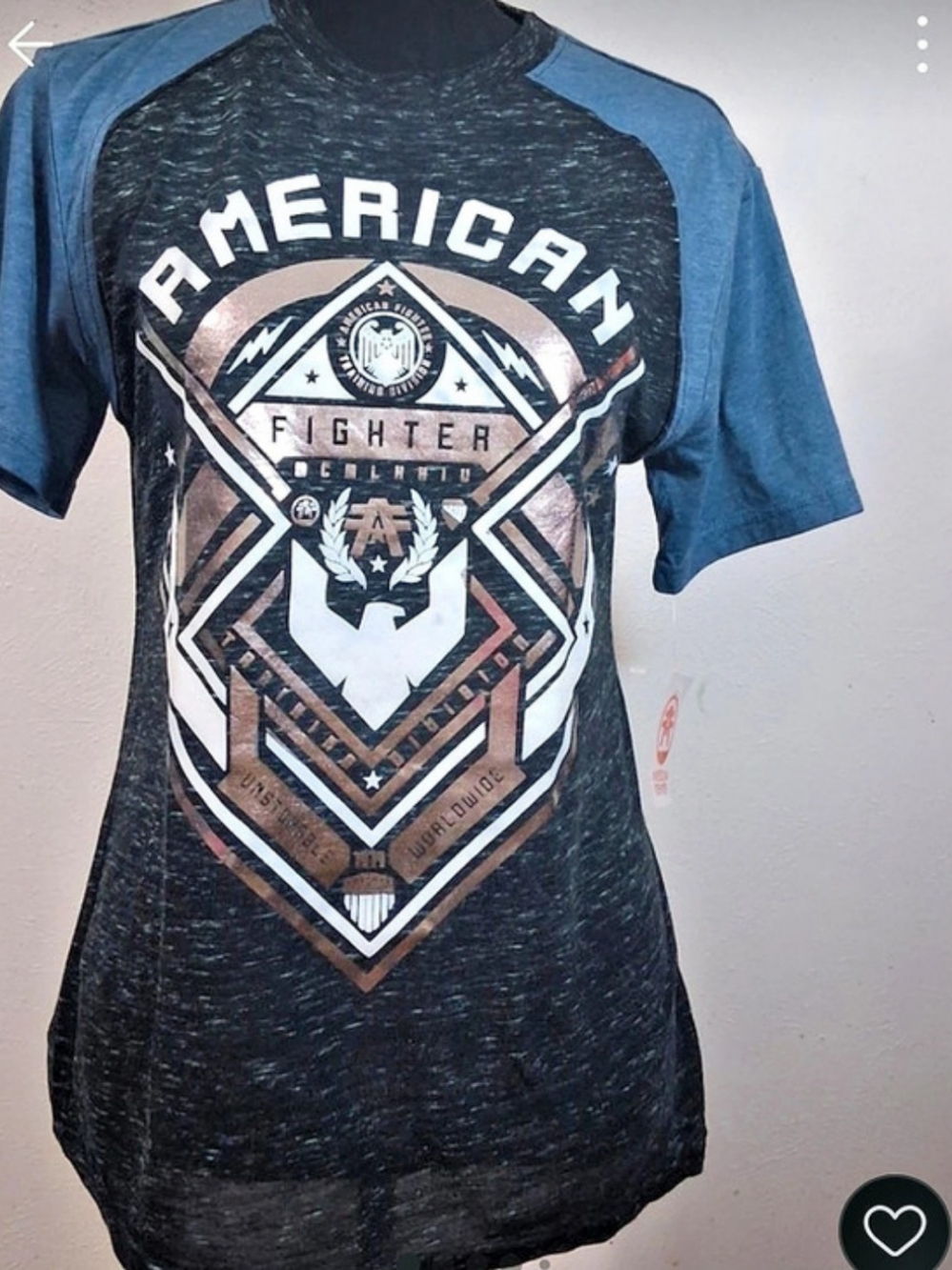 Women's Americtan Fighter Flagstaff Panel Tee Geometric Short Sleeve Tee